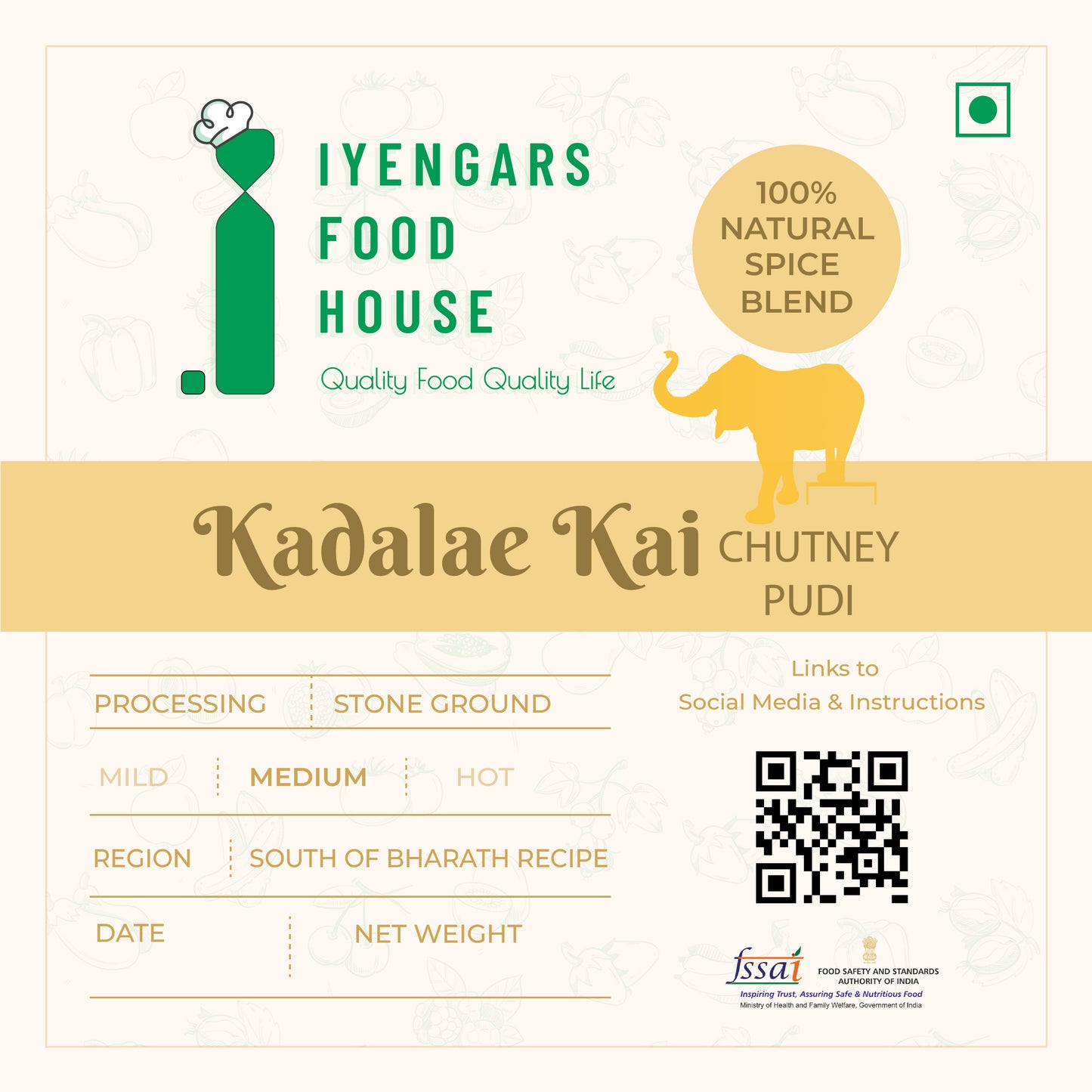 Kadle Kai Chutney Pudi